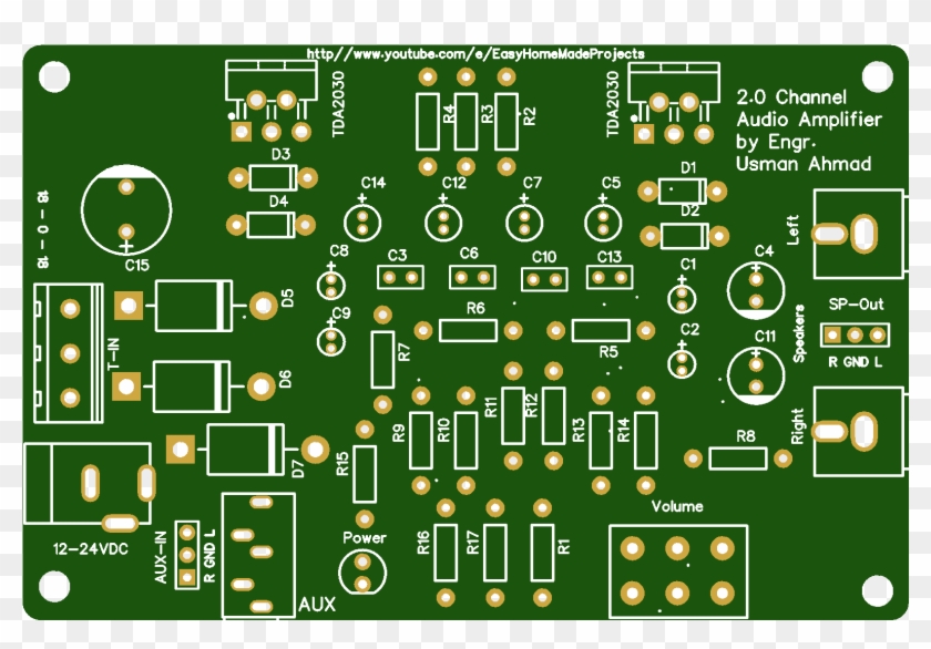 0 Audio Amplifier Pcb This Is A Cool - Electronics Clipart #1756797