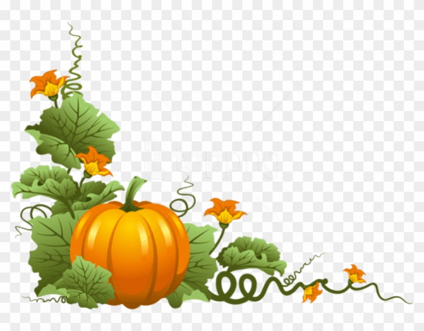Free Png Download Pumpkin Decor Png Images Background - Thanksgiving Clipart Frame Png Transparent Png #1756873