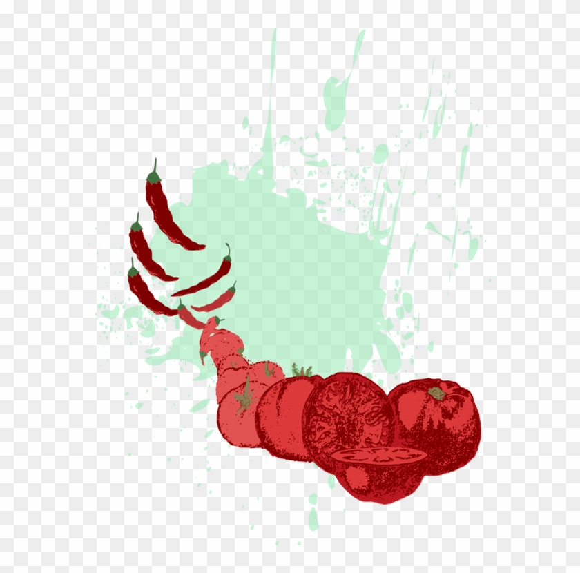 Tomato Hamburger Chili Con Carne Food Chili Pepper - Illustration Clipart