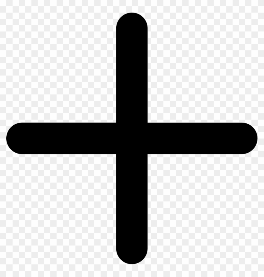 Rounded Rectangle Comments - Addition Sign Clipart