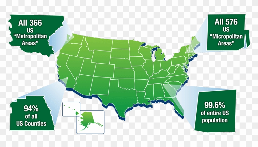 Green-map - Red Blue States Trump Clinton Clipart