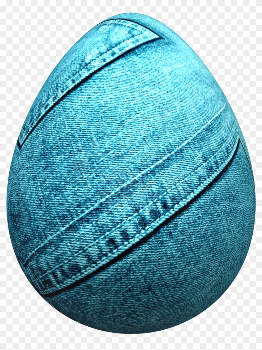 Egg Wrapped In Blue Jeans Png Image - Jeans Egg Clipart #1757954