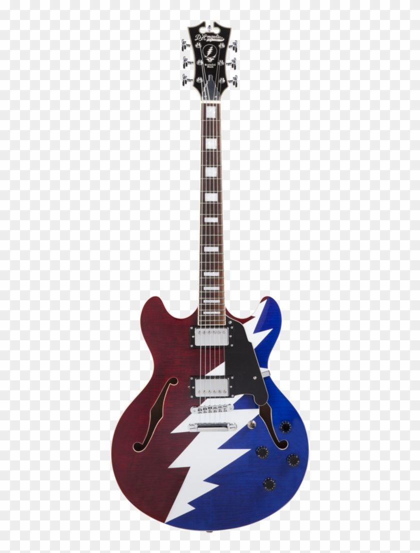 D'angelico Premier Series Dc Grateful Dead Semi-hollow - D Angelico Grateful Dead Clipart