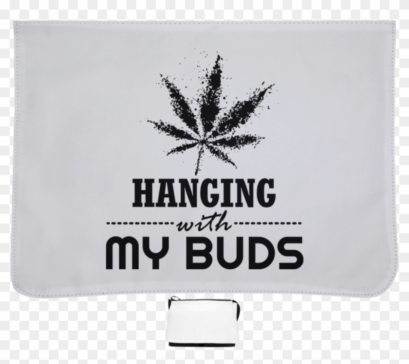 Hanging With My Buds Messenger Bag - Label Clipart