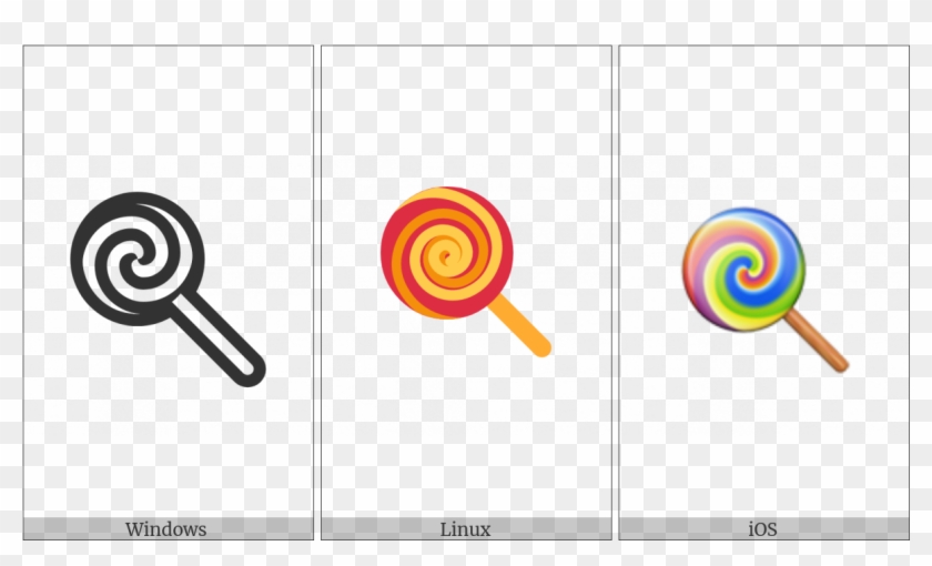 Lollipop On Various Operating Systems - Target Archery Clipart #1759213