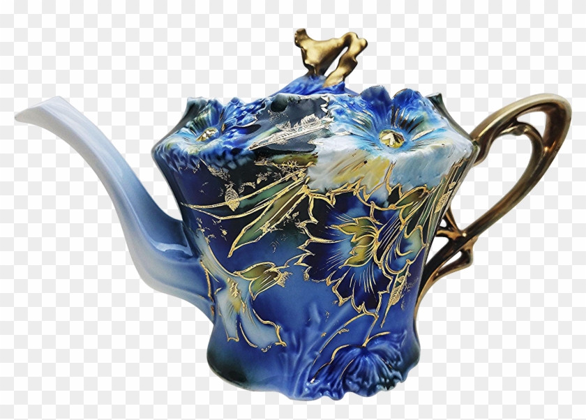 Exquisite & Scarce Rs Prussia 1900 Cobalt Blue, With - Teapot Clipart #1759395