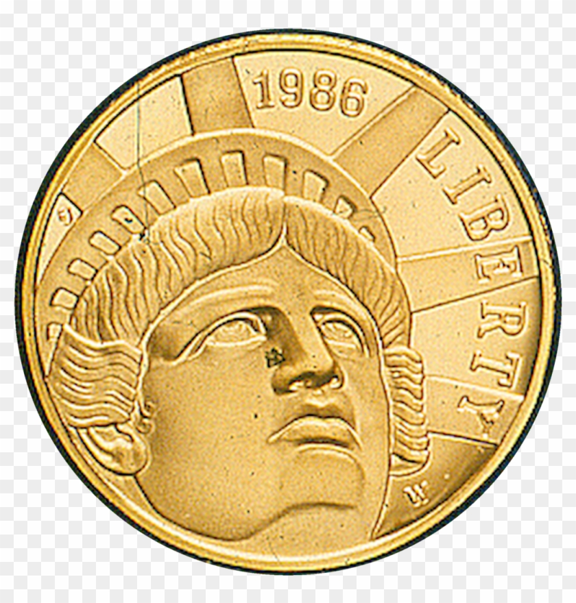 1986 Statue Of Liberty Coin - Liberty Coin Clipart