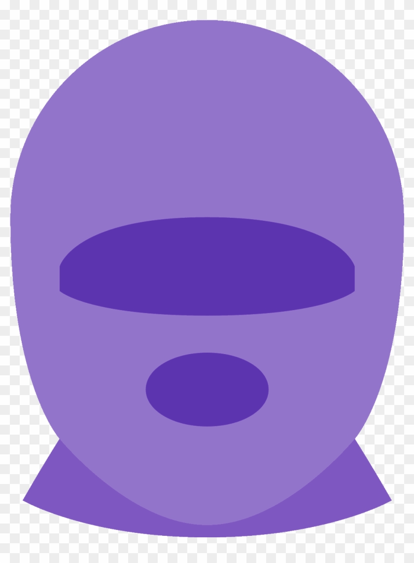 This Is An Icon Of A Ski Mask - Circle Clipart