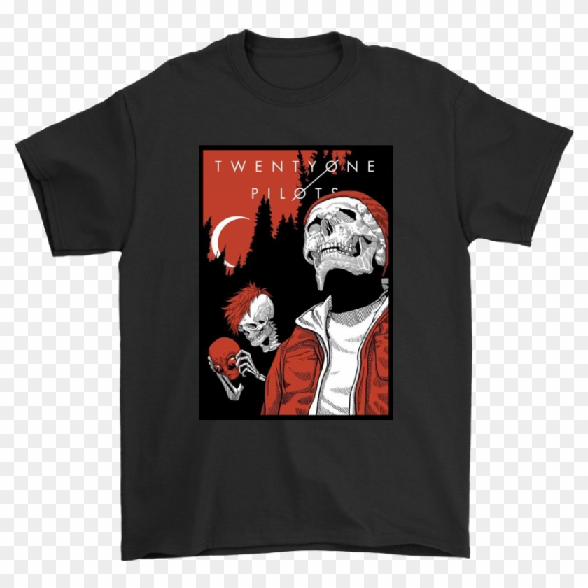Twenty One Pilots Skeleton Alien Shirts - Cool Twenty One Pilots Posters Clipart