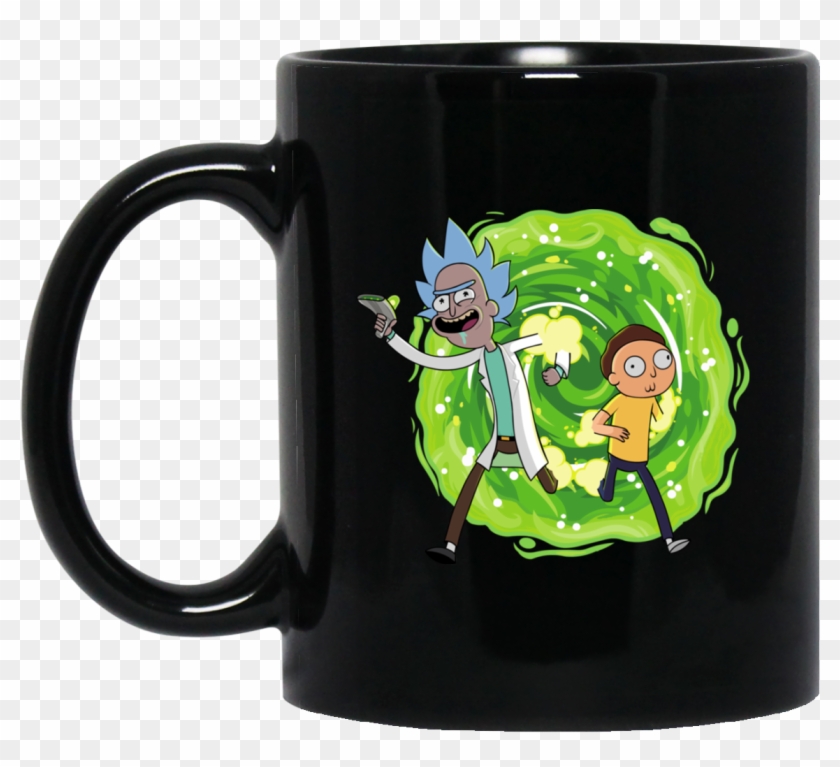 Rick And Morty Portal Heat Reactive Mug Clipart