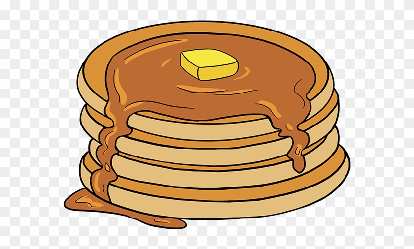 How To Draw Really Easy Tutorial Step - Easy To Draw Pancakes Clipart #1760188