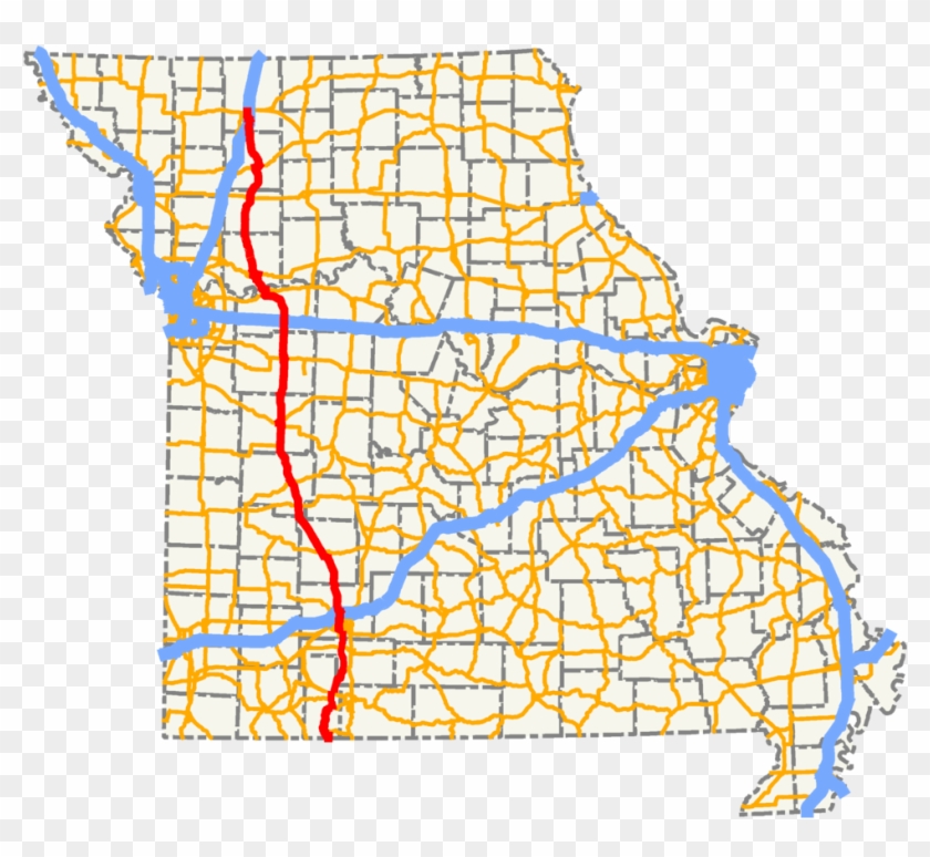 Mo 13 Path - Battle Of Boonville Location Clipart