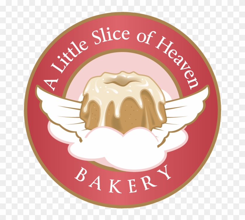 A Little Slice Of Heaven Bakery Logo - Heaven Logo Bakery Clipart #1760670
