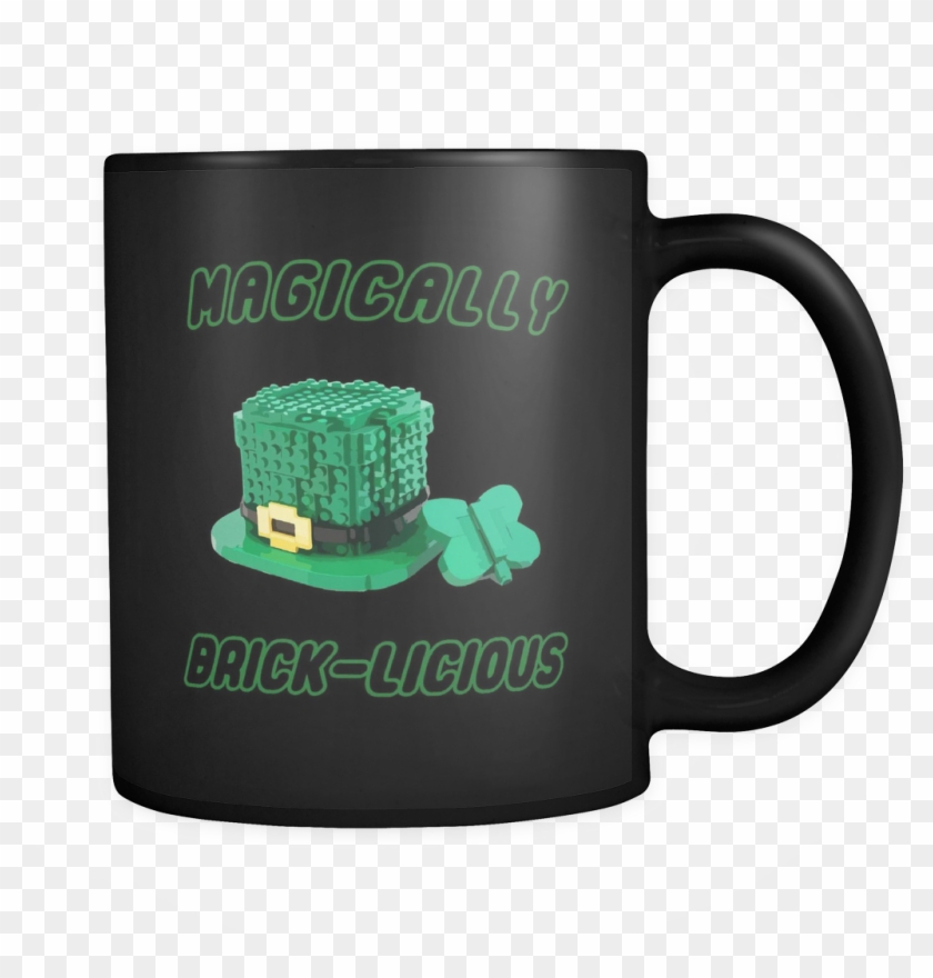 Magically Brick-licious Toy Brick Leprechaun Hat 11 - Python Mugs Clipart