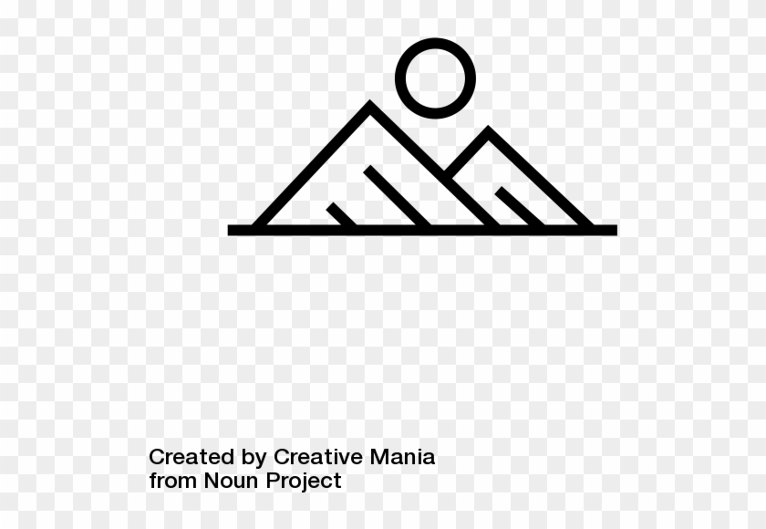 Mountain Icon - Noun Clipart #1761023
