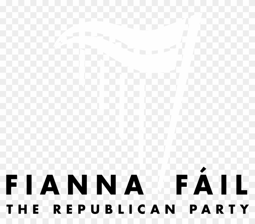 Fianna Fail Logo Black And White - Fianna Fáil Clipart #1761164