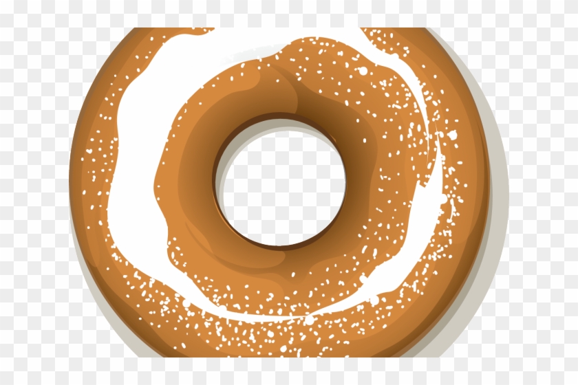 Bagel Clipart Transparent Background - Cinnamon Donut Cartoon - Png Download