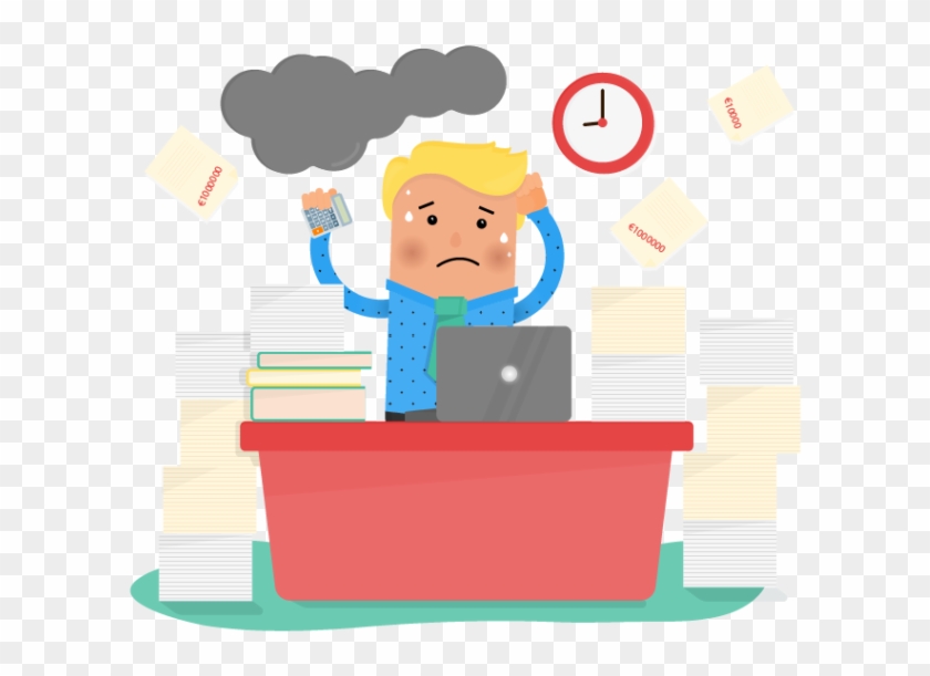 Staff Clipart Successful Employee - Employee Stress - Png Download #1761670