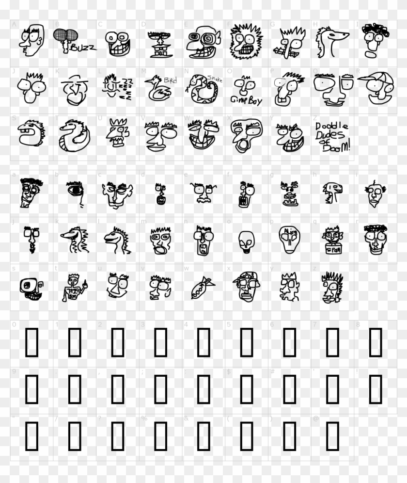 Font Characters - Circle Clipart