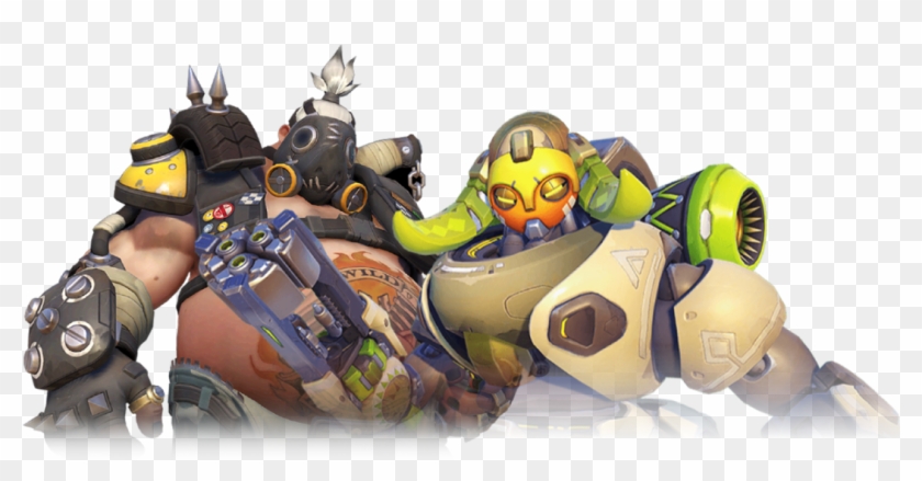 Orisa & Roadhog - Overwatch Sonic The Hedgehog Clipart #1761950