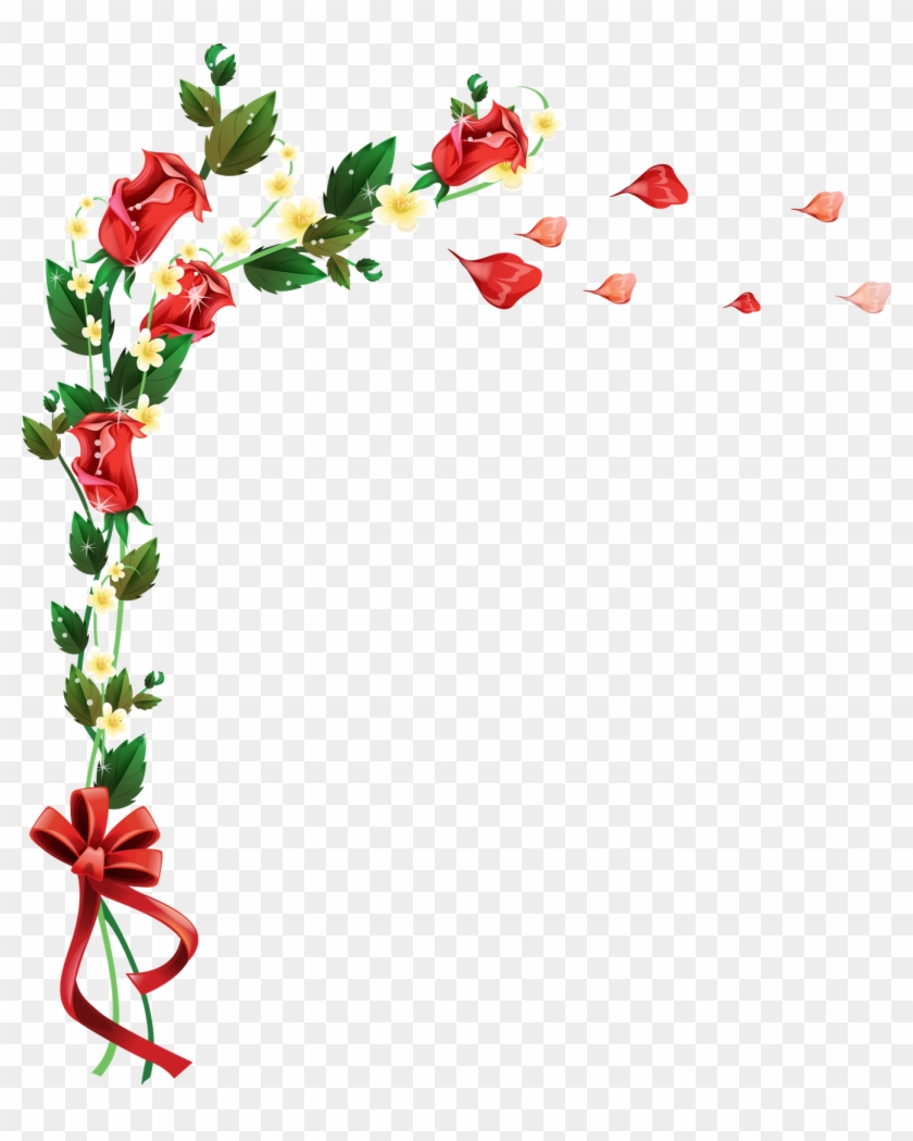 Bordes De Rosas Png Imagui - Heart Frames For Photoshop Clipart