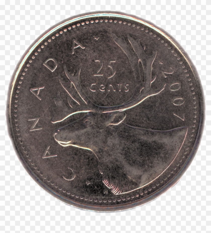 Coin Clipart Quarter Tail - Cash - Png Download