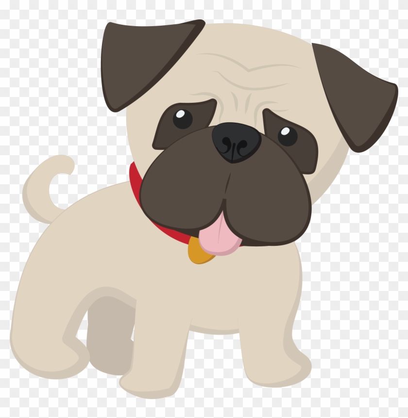 Transparent Background Pug Clipart - Png Download #1762668