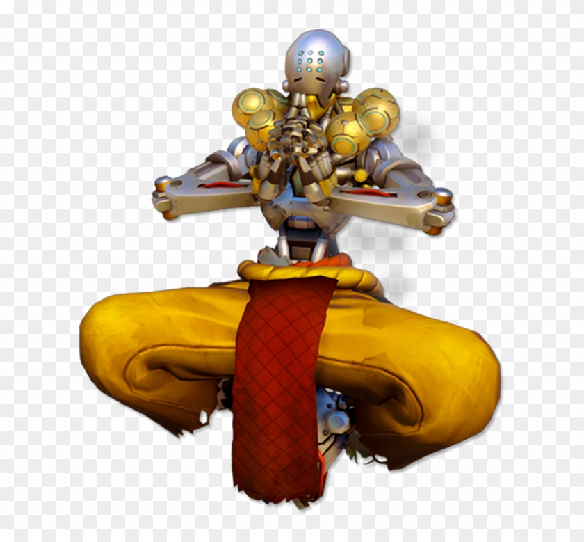 “zenyatta Calls Upon Orbs Of Harmony And Discord To - Zenyatta Overwatch Clipart #1762671