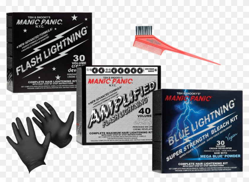 Manic Panic 30 Volume Flash Lightning Bleach , Png Clipart #1763020