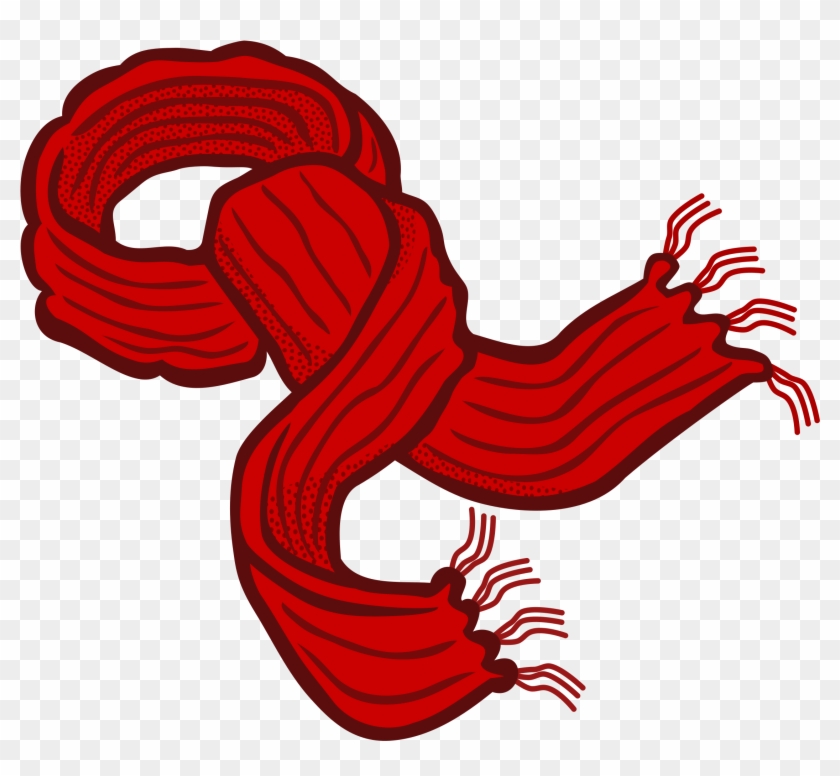 Image Free Free Scarf Cliparts - Red Scarf Clipart - Png Download #1763064