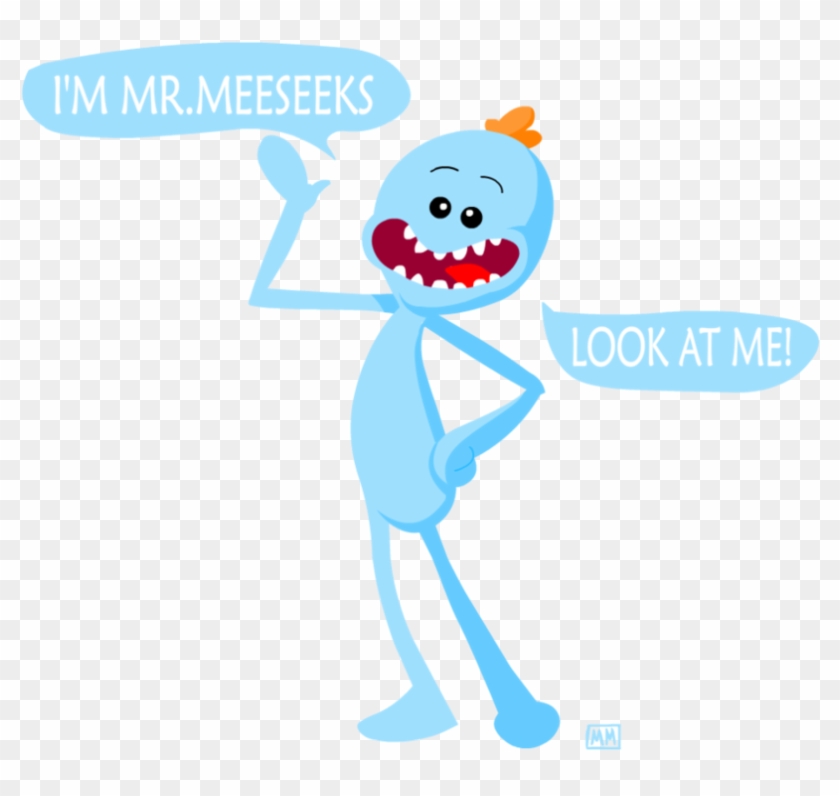 Upvote 2 Downvote - Mister Meeseeks Clipart