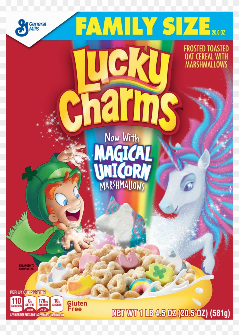 General Mills Family Size Cereal Bundles - Corn Flakes Lucky Charms Clipart #1763532