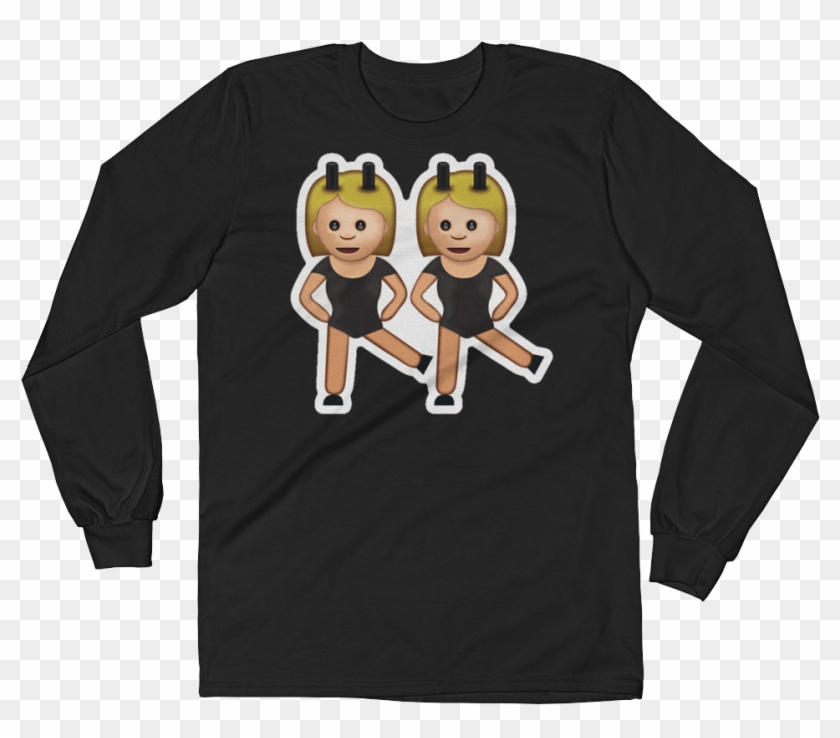 Men's Emoji Long Sleeve T Shirt - Celebrity Twins In The Philippines Clipart