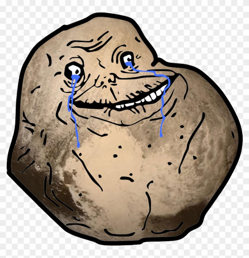Forever Alone Clipart Memes - Forever Alone Head Png Transparent Png #1763810