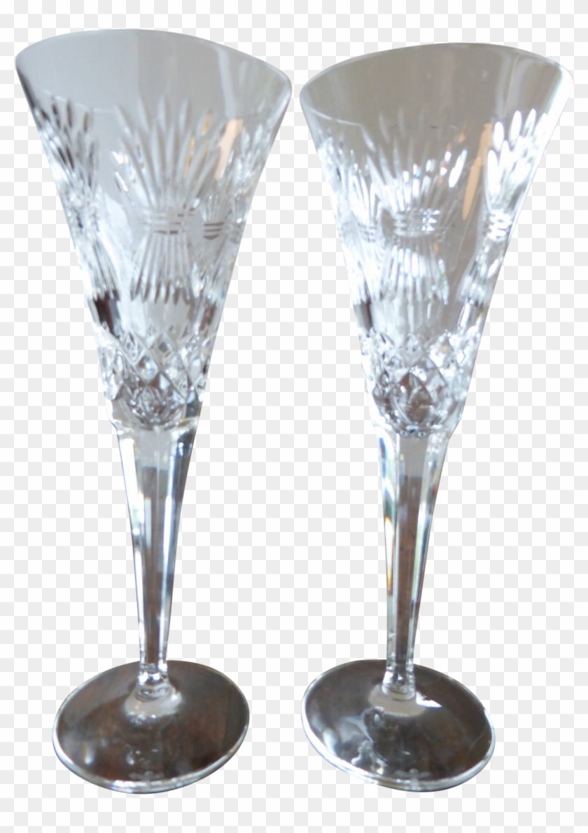 Emeral Double Glass Waterford Champagne Flutes - Waterford Crystal Champagne Flutes Clipart #1763918