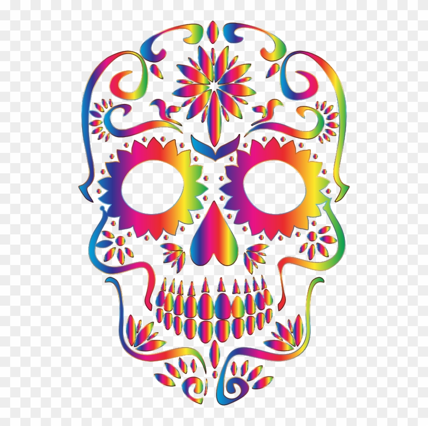 Medium Image - Sugar Skulls Transparent Background Clipart #1763961