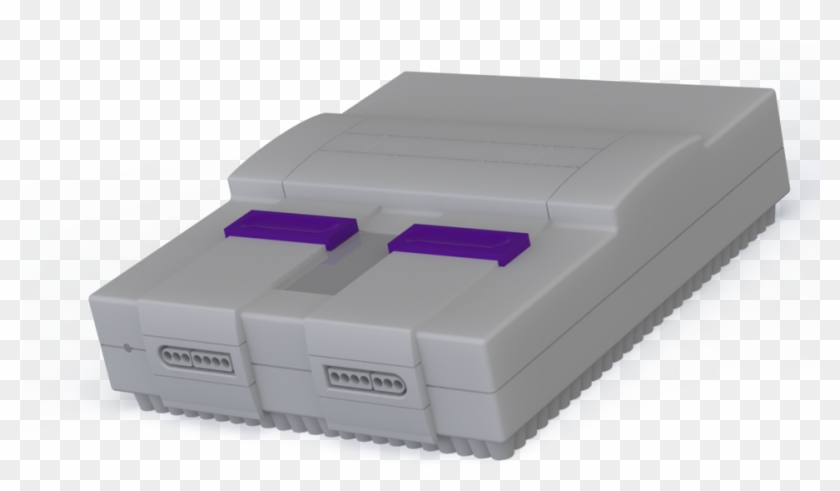 Load In 3d Viewer Uploaded By Anonymous - Snes Console Png Clipart #1763964