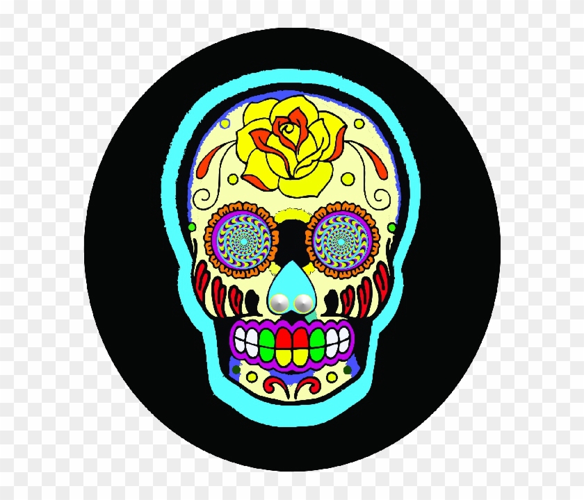 Crazy Tire Covers In Pinterest - Sugar Skull Tattoo Clipart #1764109