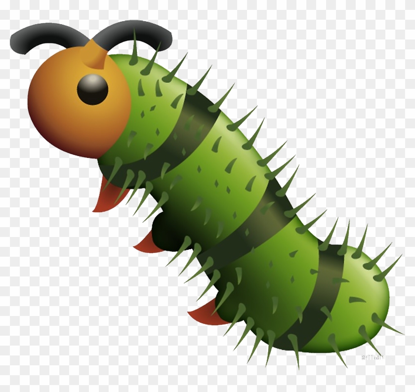 Emoji Caterpillar Clipart #1764301