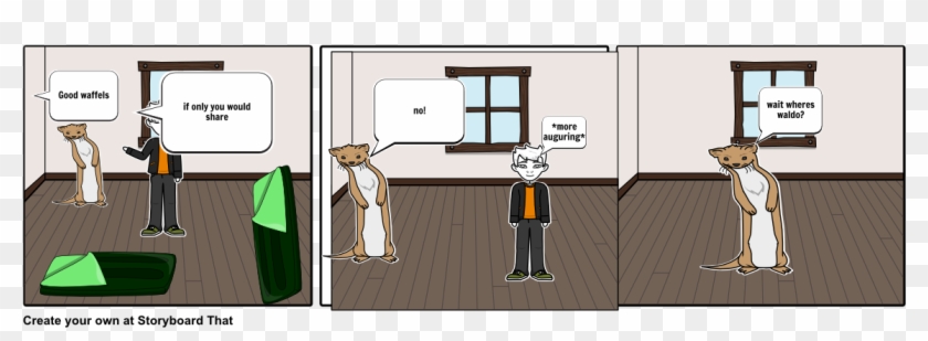 Weasel And Waldo - Cartoon Clipart