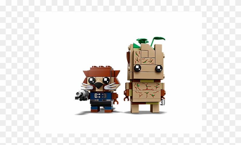 Baseplates Measure Over 1” Square - Groot And Rocket Lego Clipart