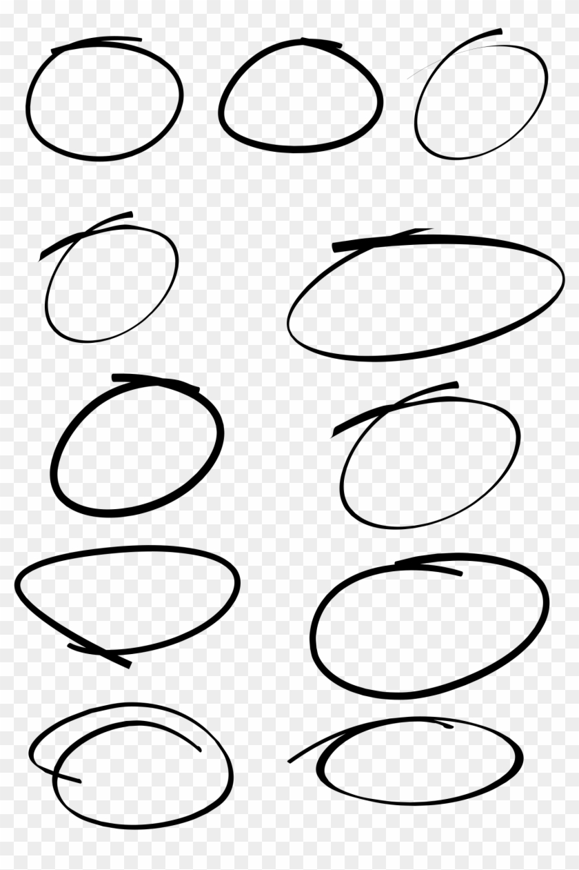 Big Image - Circle Handwriting Clipart
