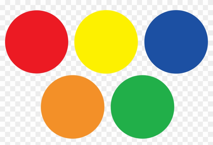 Colors Clipart Colorful Circle - Color Circles Clipart - Png Download