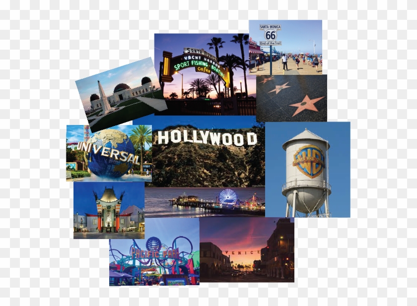 The World And Each Year 25 Million Tourists Flock To - Hollywood Sign Clipart #1764717