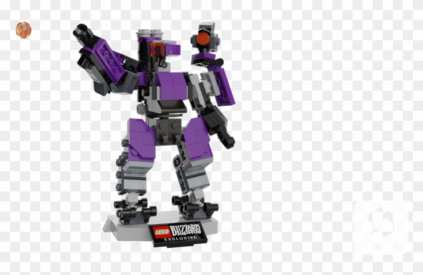 Duckentity Recolored That Lego Bastion Set To Look - Mecha Clipart #1764781