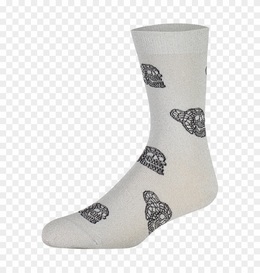 Silver Glitter Socks - Sock Clipart #1765011