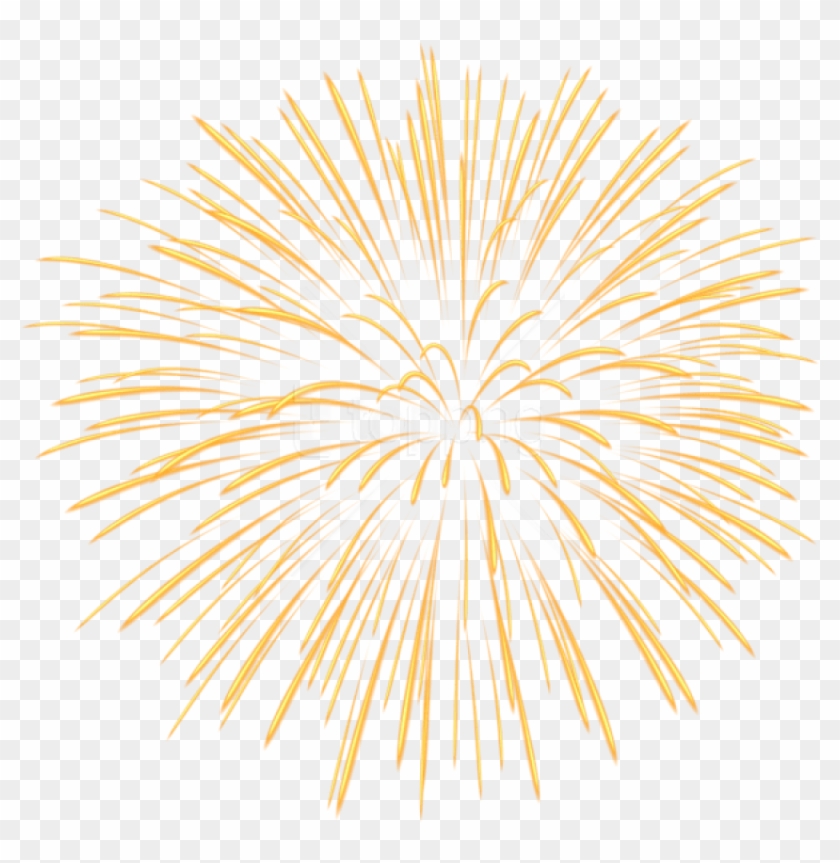 Free Png Yellow Firework Png - Yellow Background Fireworks Png Clipart #1765149