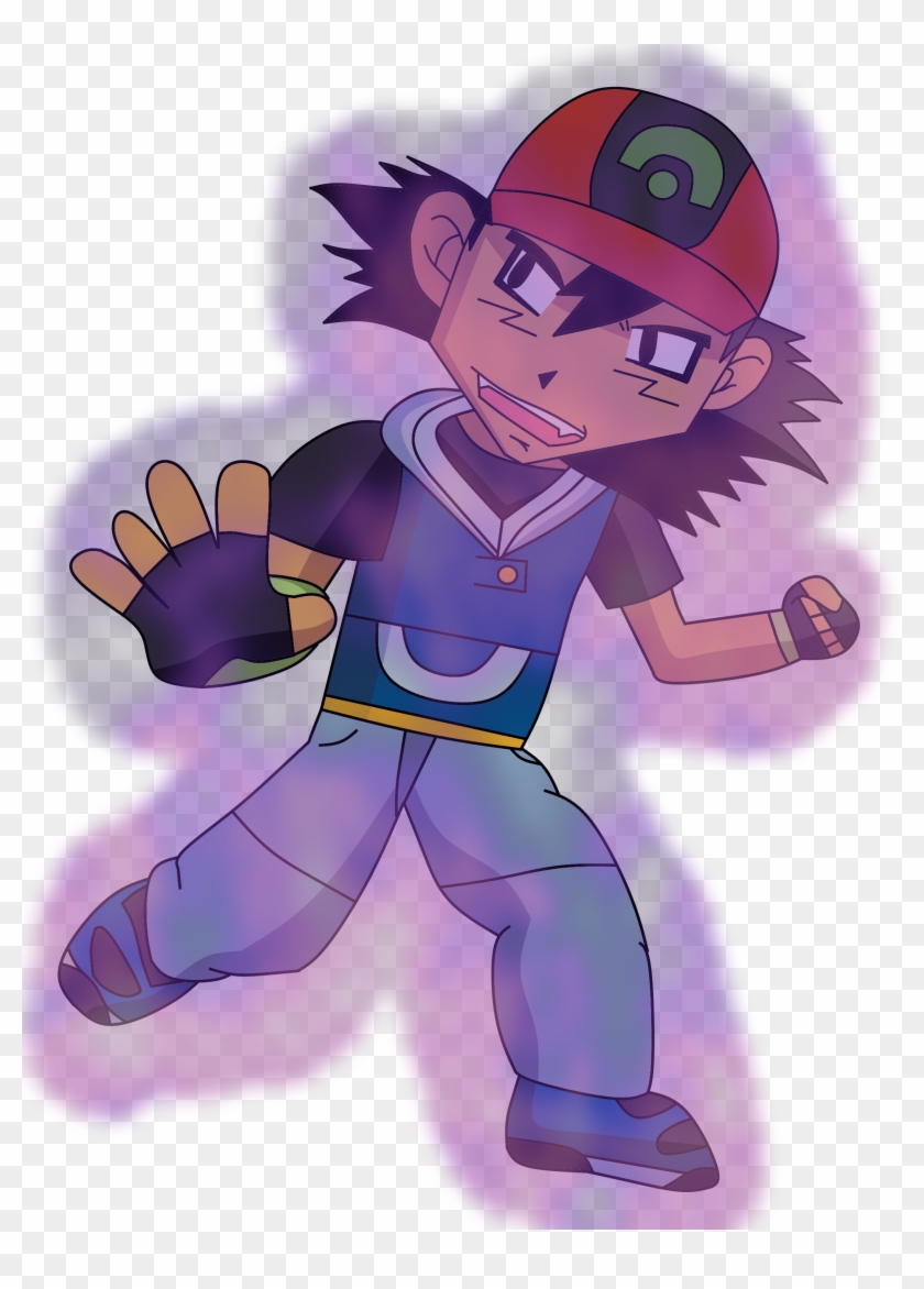 Ash Ketchum Pok Mon Art Transprent Png - Evil Ash Ketchum Png Clipart