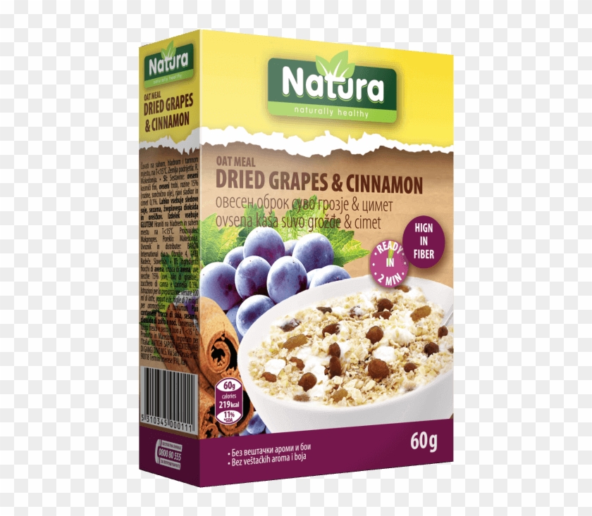Oat Meal Dried Grapes & Cinnamon - Muesli Clipart #1765283