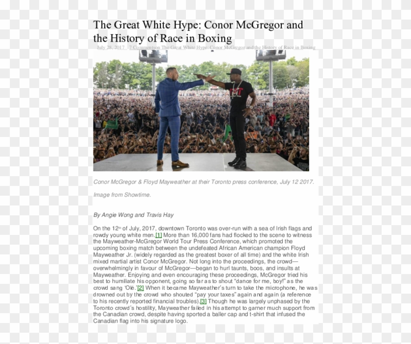 Docx - Mcgregor Vs Mayweather Clipart